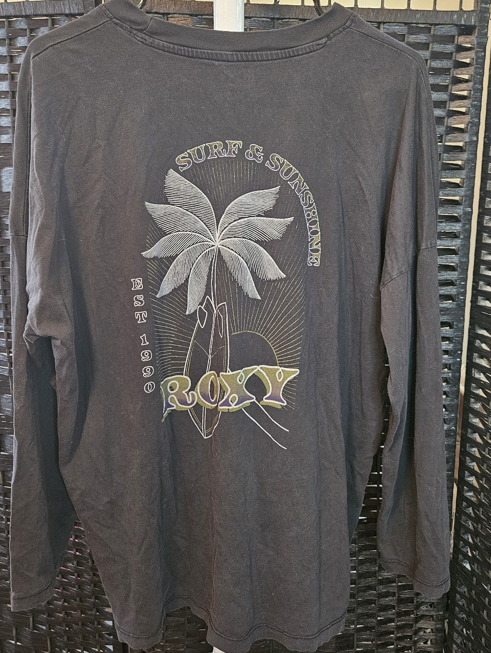 Roxy Surf & Sunshine Long Sleeve Shirt - Black